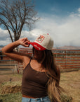 Bucking Horse Hat - Red