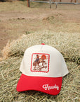 Bucking Horse Hat - Red