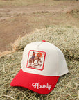 Bucking Horse Hat - Red