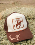Bucking Horse Hat - Brown
