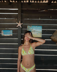 Lemon Lime Triangle Bikini