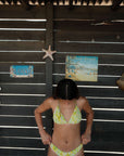 Lemon Lime Triangle Bikini