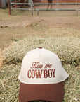 Kiss Me Cowboy Hat - Brown