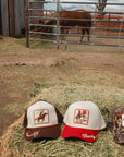 Bucking Horse Hat - Red