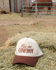 Kiss Me Cowboy Hat - Brown