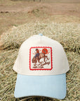 Bucking Horse Hat - Light Denim