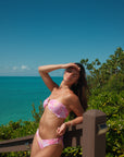 Sunset Bloom Strapless Top
