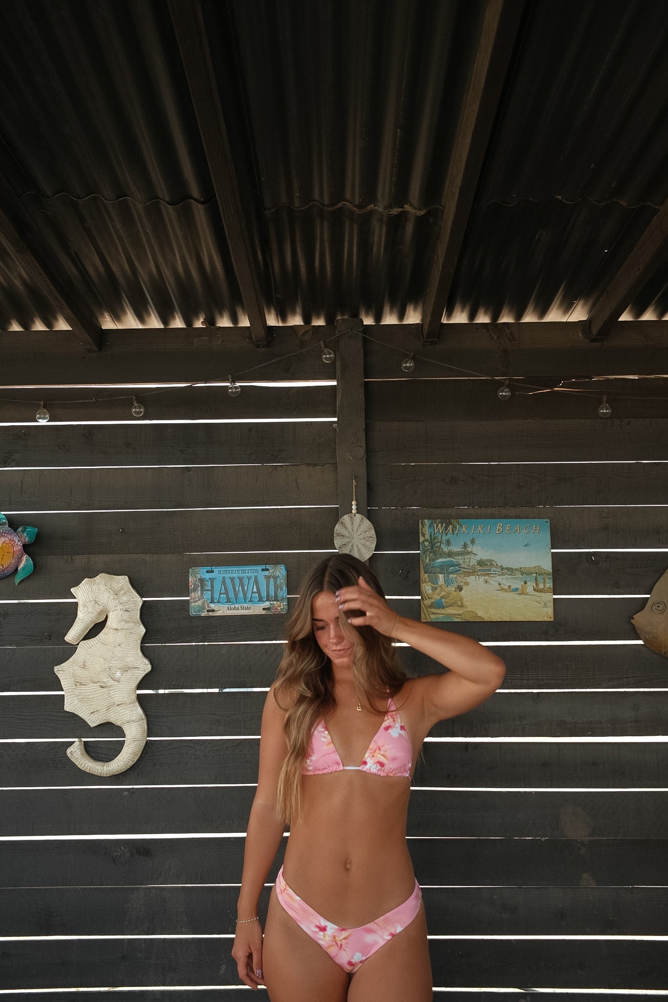 Pink Petal Bikini Set