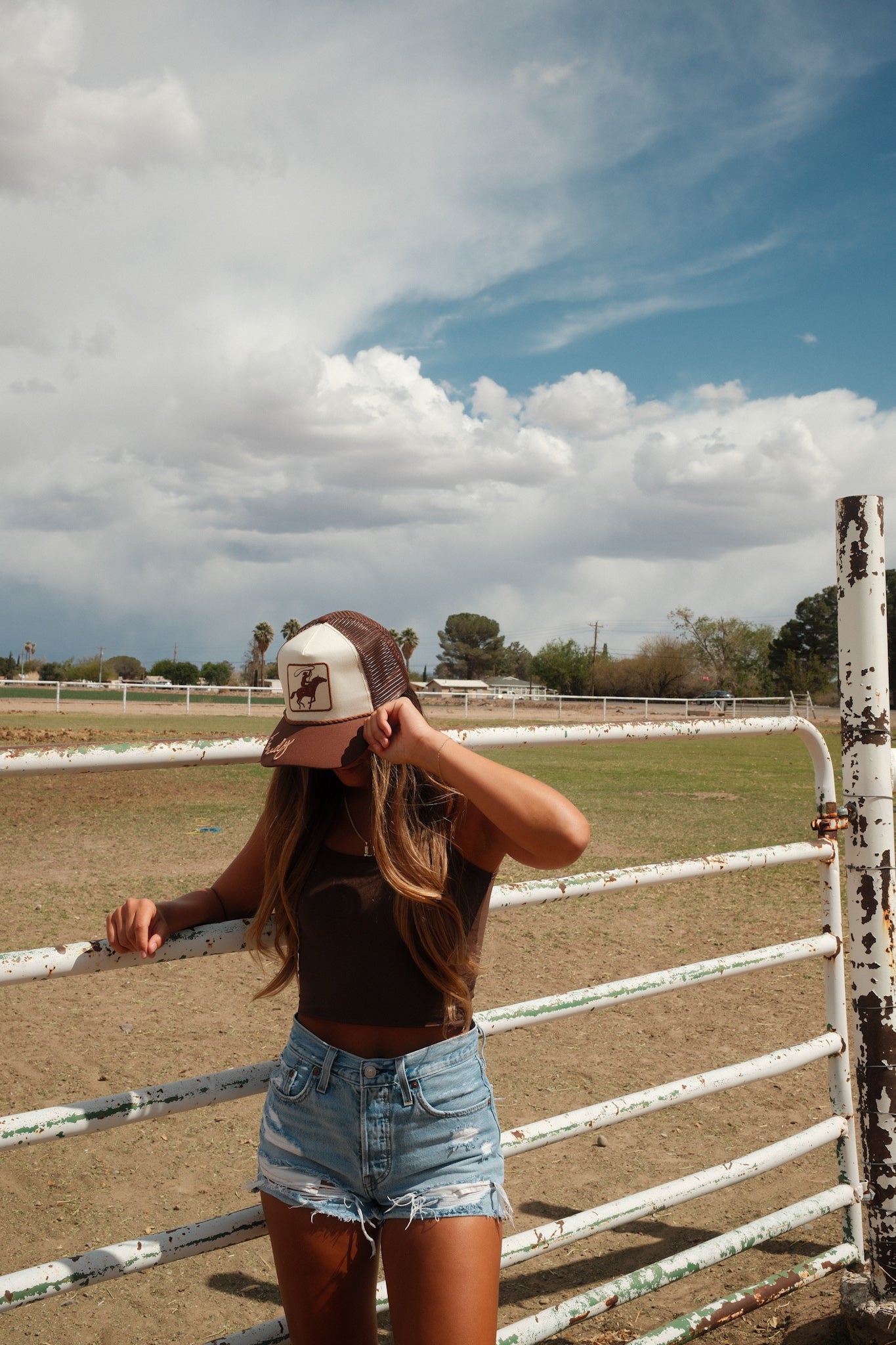 Bucking Horse Hat - Brown