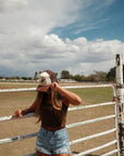 Bucking Horse Hat - Brown