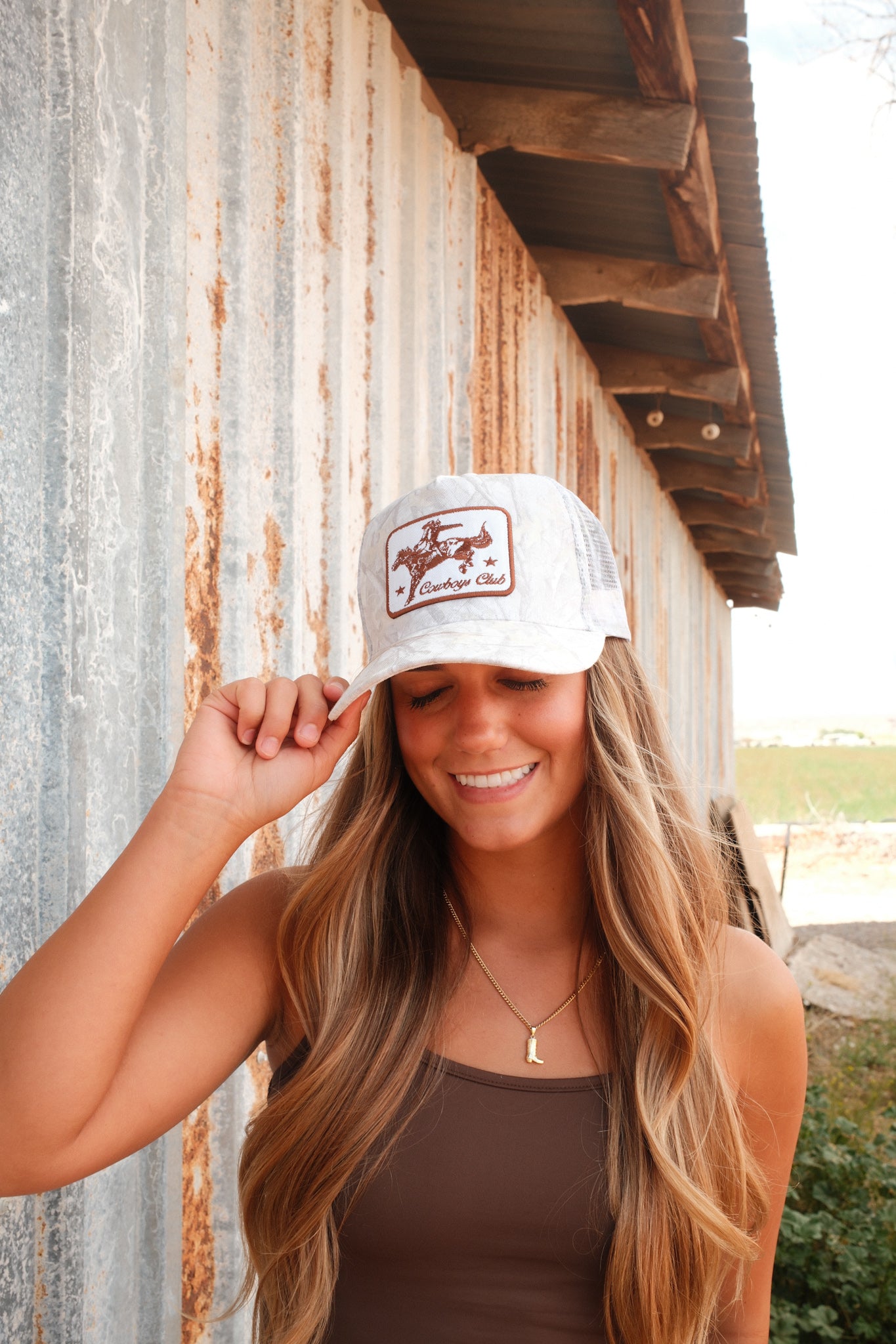 Cowboy Club Hat - Light Camo