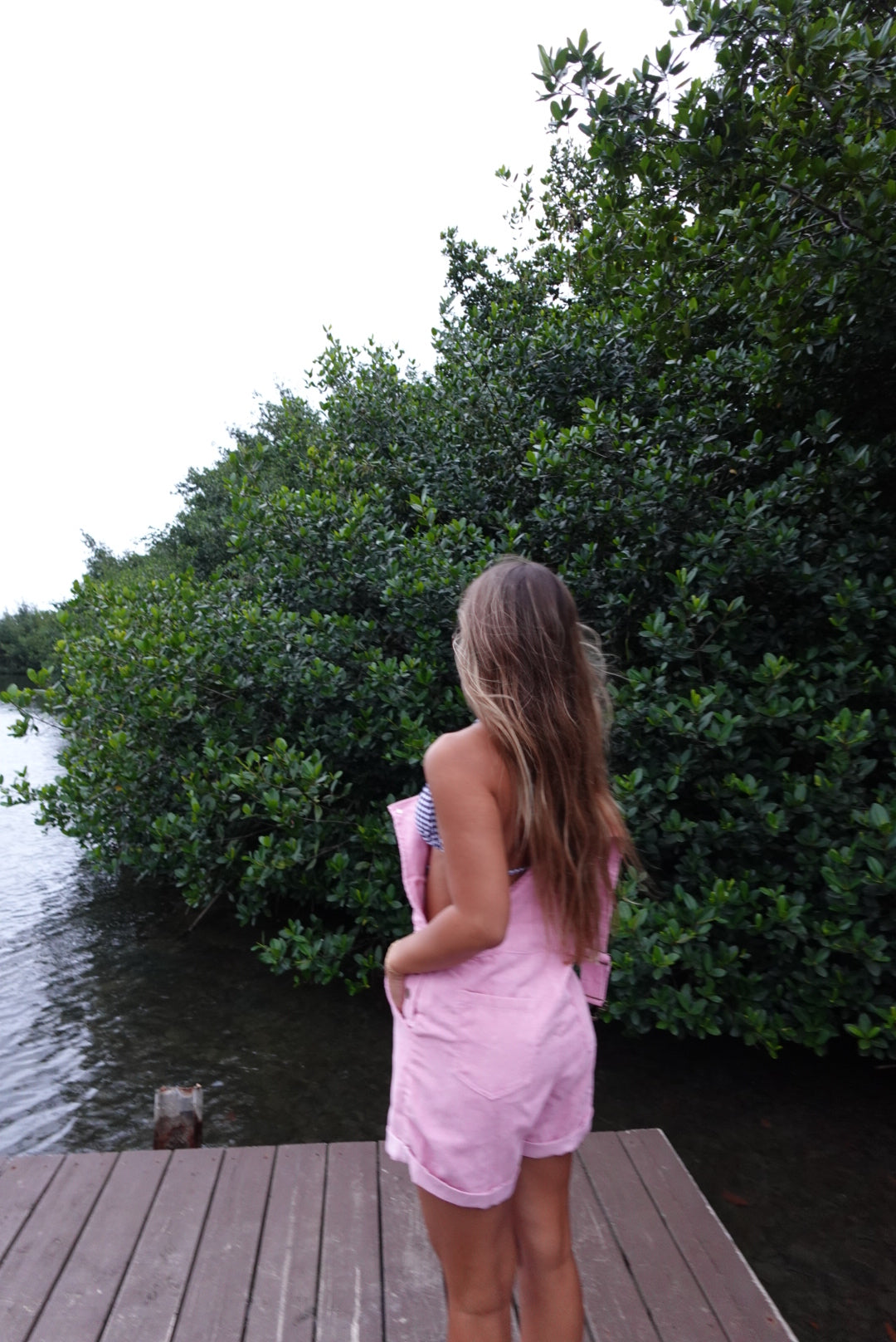 Pink Corduroy Overalls