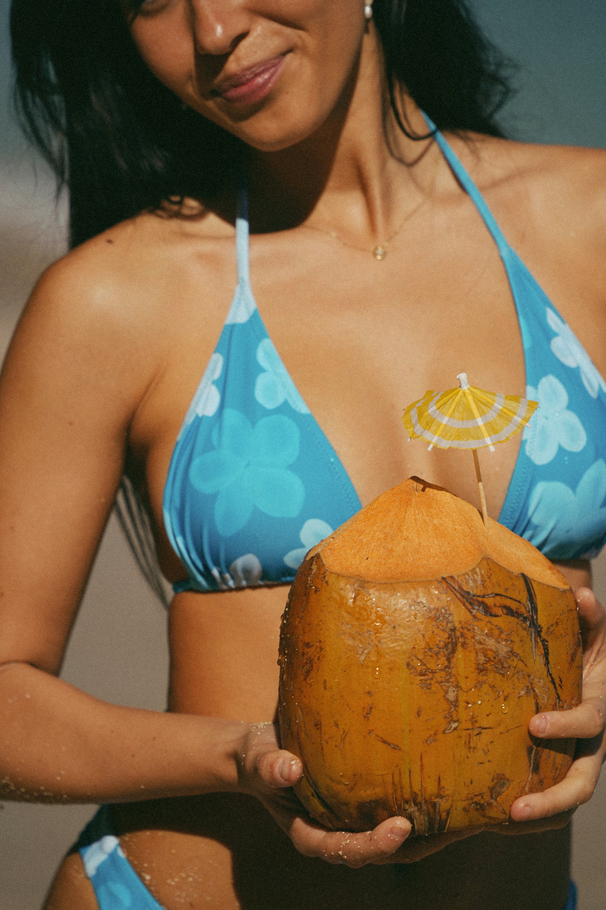 Summer Blues Triangle Top