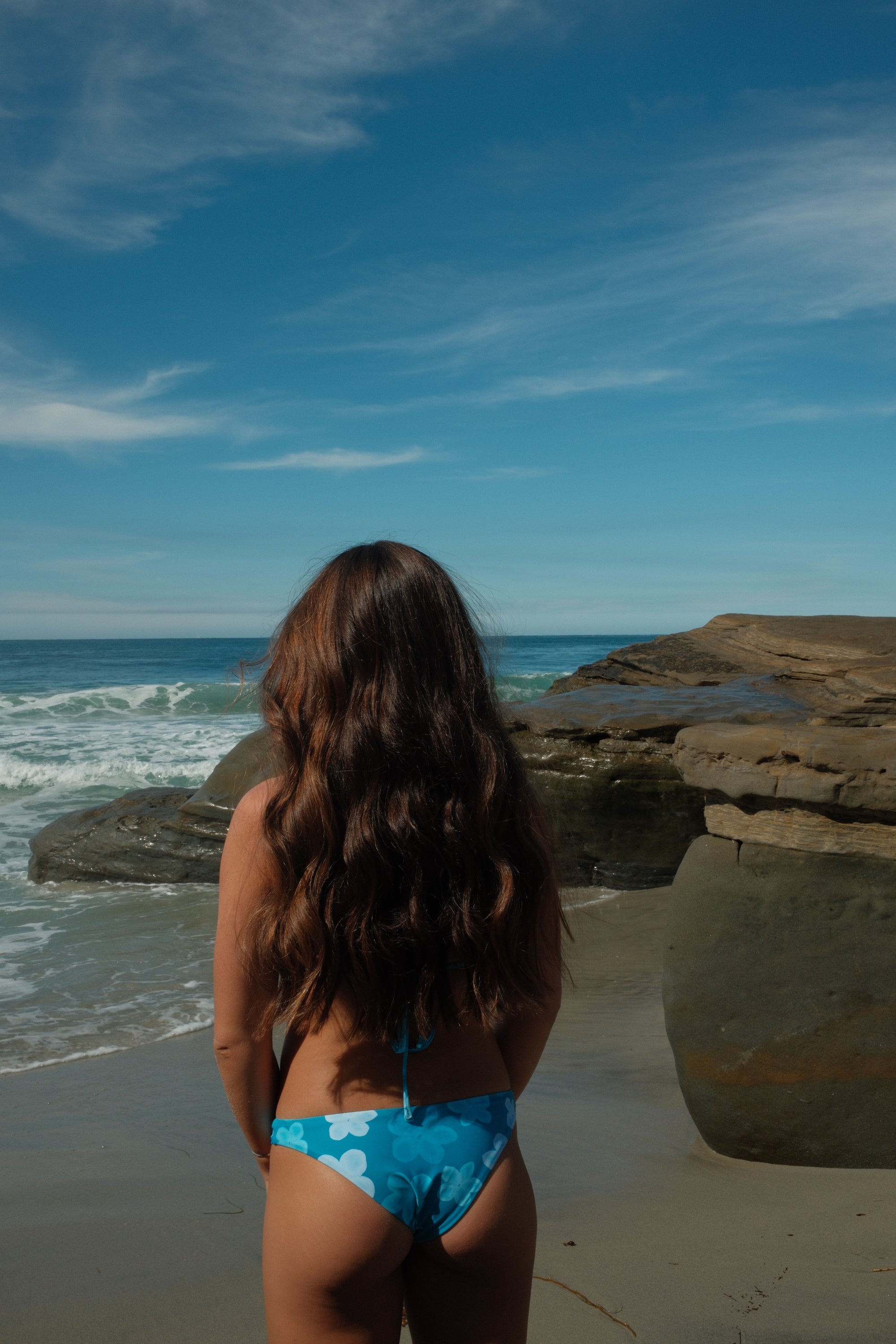 Summer Blues Cheeky Bottoms