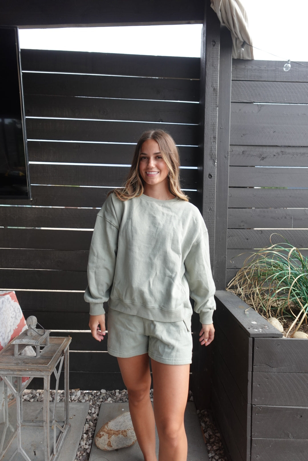 Sage Sweat Shorts