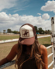 Bucking Horse Hat - Brown