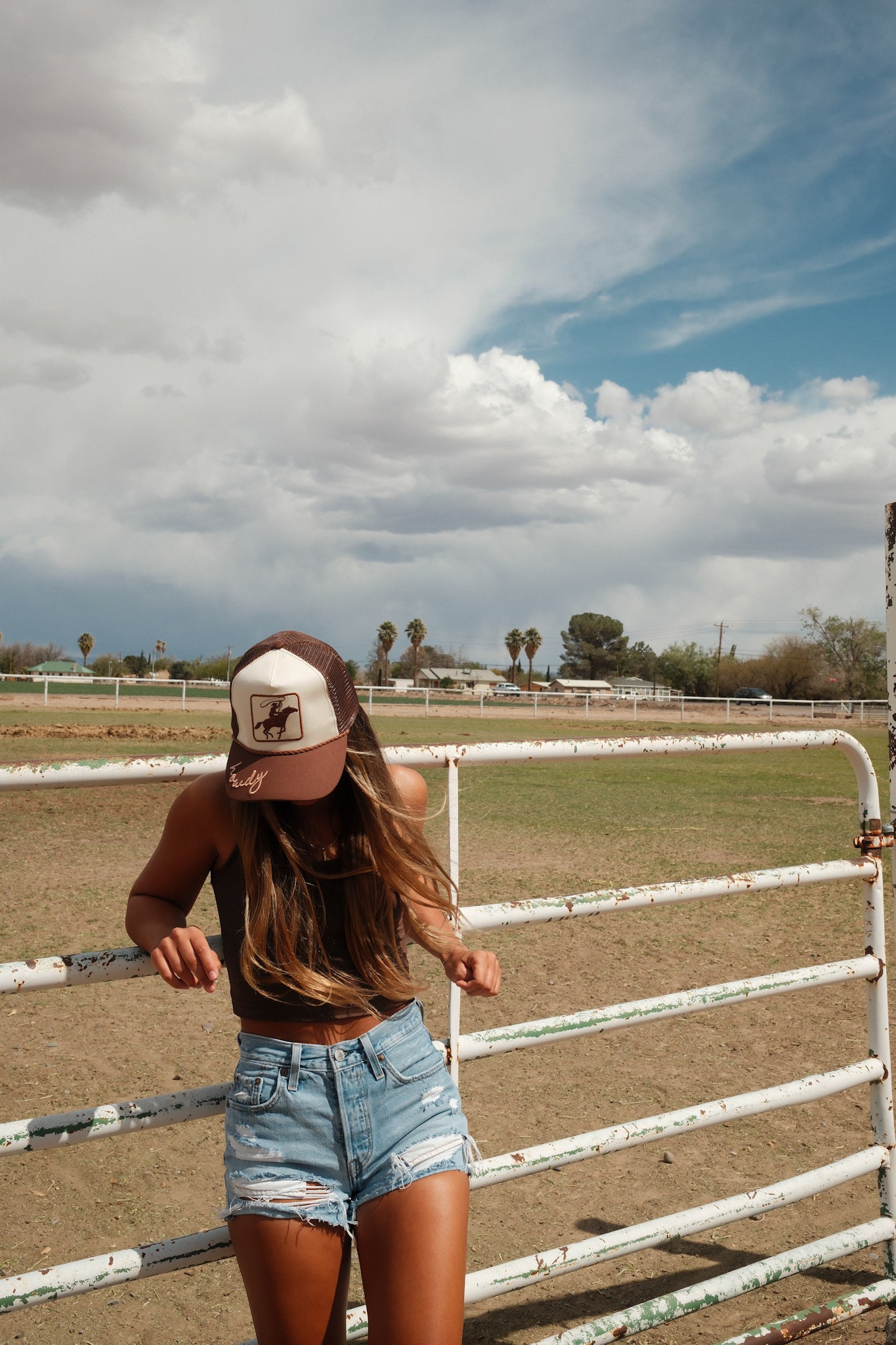 Bucking Horse Hat - Brown