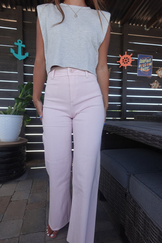 Strawberry Shake Wide Leg Jeans